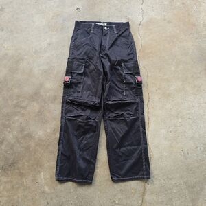 Vintage Y2k Macgear Cyber Grunge Rave Buckle Baggy Pants 32x32